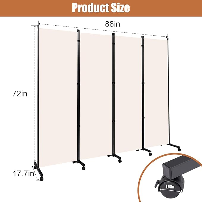 Room Divider Folding Privacy Screens - Image 6