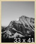 Frame It Easy 33 x 41 Wheat Wood Frame by FrameItEasy