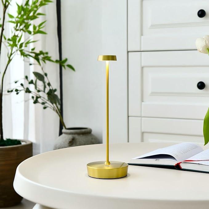 Cordless LED Table Lamp，Rechargeable Battery Desk Lamps, 3 Color Stepless - Image 2