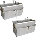 2-Pack Bedside Caddy, Bedside Hanging Storage Organizer by Someteth