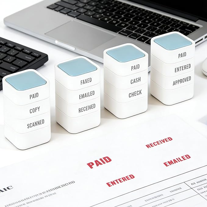 3-in-1 Office Copy/Scanned/Paid Stamps - Image 5