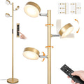 Gold Floor Lamp for Living Room by JUNNAI