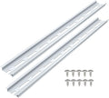 2 Piece VAMRONE Aluminum DIN Rails, 12 Inch Long, 35mm Wide, 7.5mm High by VAMRONE