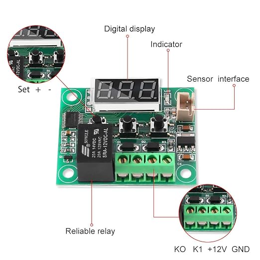 UMLIFE 2PCS Temperature Controller Module - Image 3