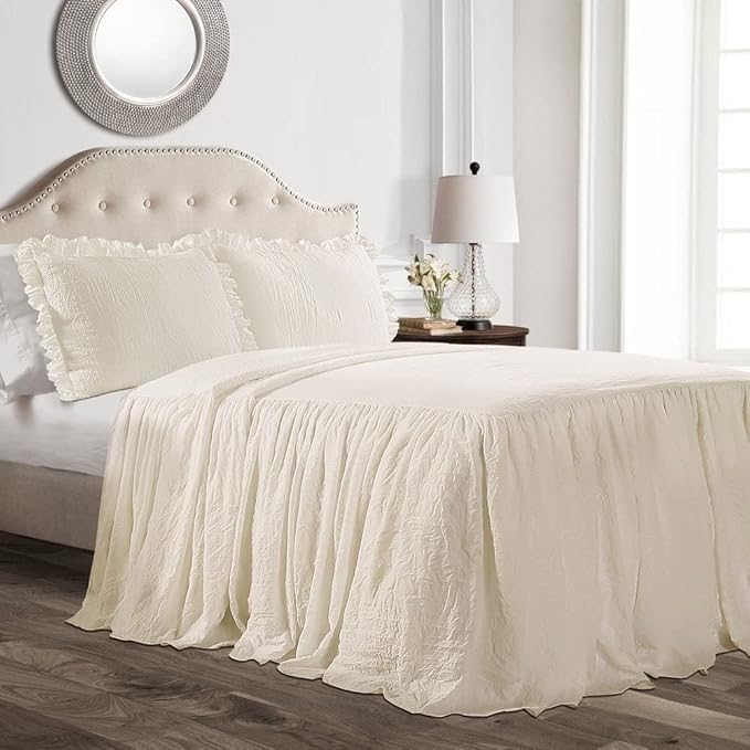 Lush Decor Ruffle Skirt Bedspread Set - Image 6