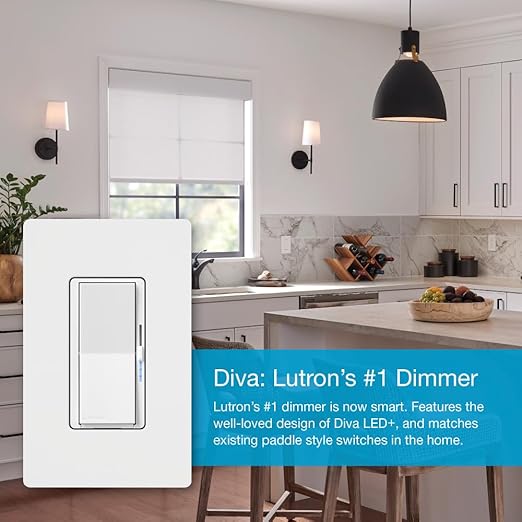 Lutron Diva Smart Dimmer Light Switch - Image 4