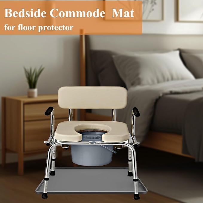 Bedside Commode Mat for Floor Protector - Image 2