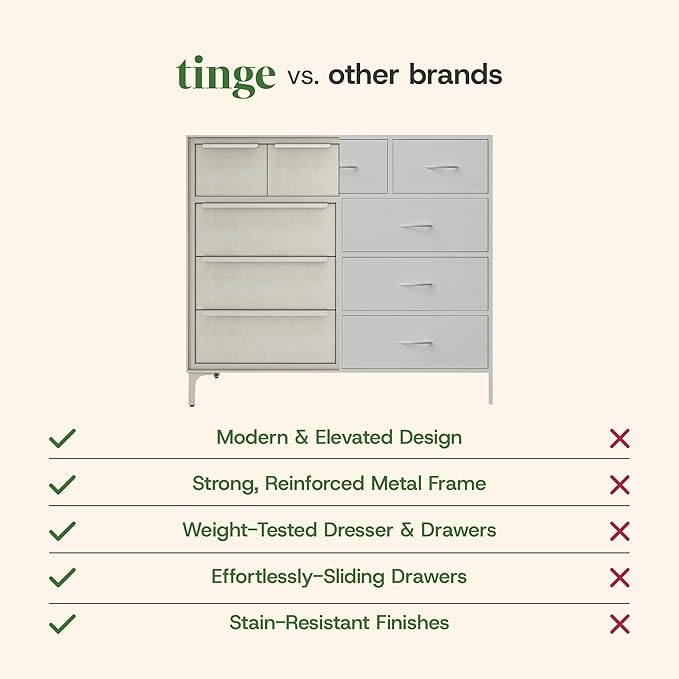 Naima Premium Fabric Dresser - Image 9