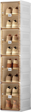 ANTBOX Shoe Organizer Storage Box, Portable Folding Shoe Rack by ANTBOX