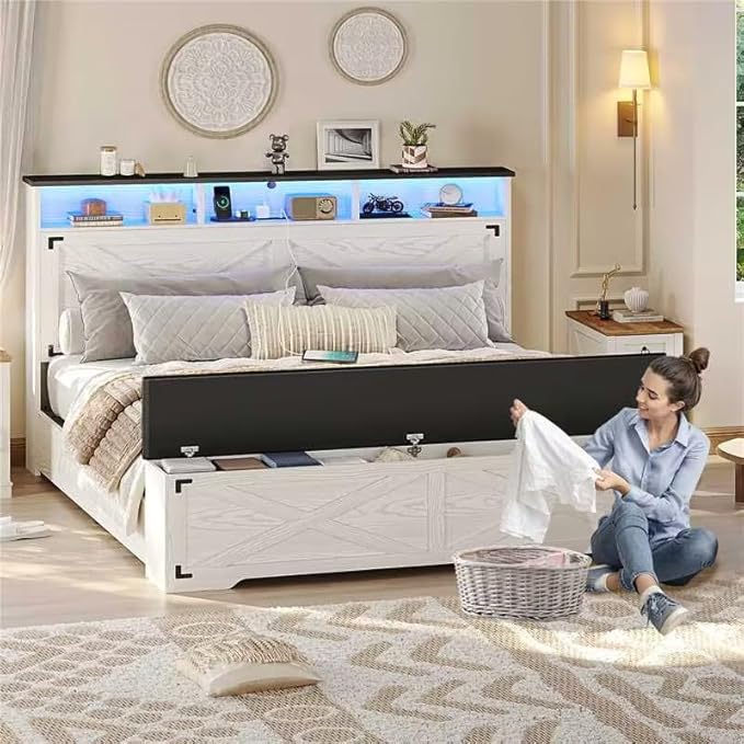 Hasuit Queen Size Bed Frame - Image 7