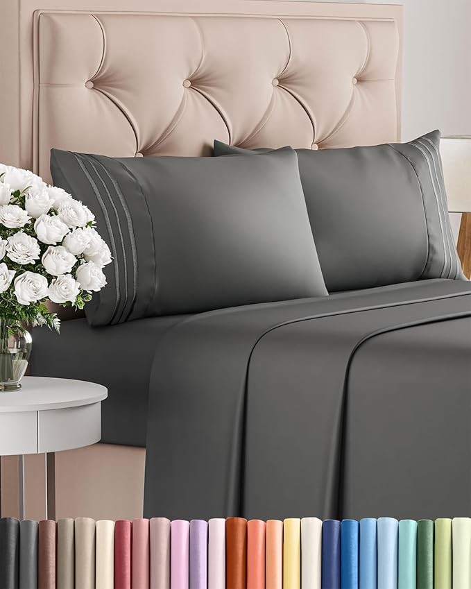 King Size 4 Piece Sheet Set by CGKUnlimited