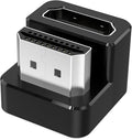 AGVEE 2 Pack 180 Degree Angled HDMI Male to HDMI Female Adapter, U-Shaped by AGVEE