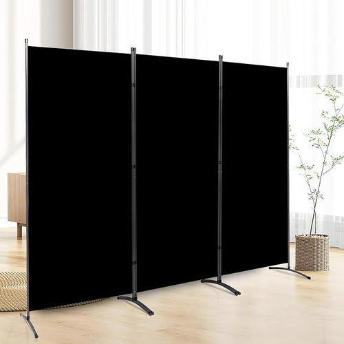3 Panel Folding Privacy Screens, 6 FT Tall Wall Divider by CHOSENM