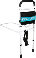 Vaunn Medical New Adjustable Bed Assist Rail Handle and Hand Guard Grab Bar by Vaunn