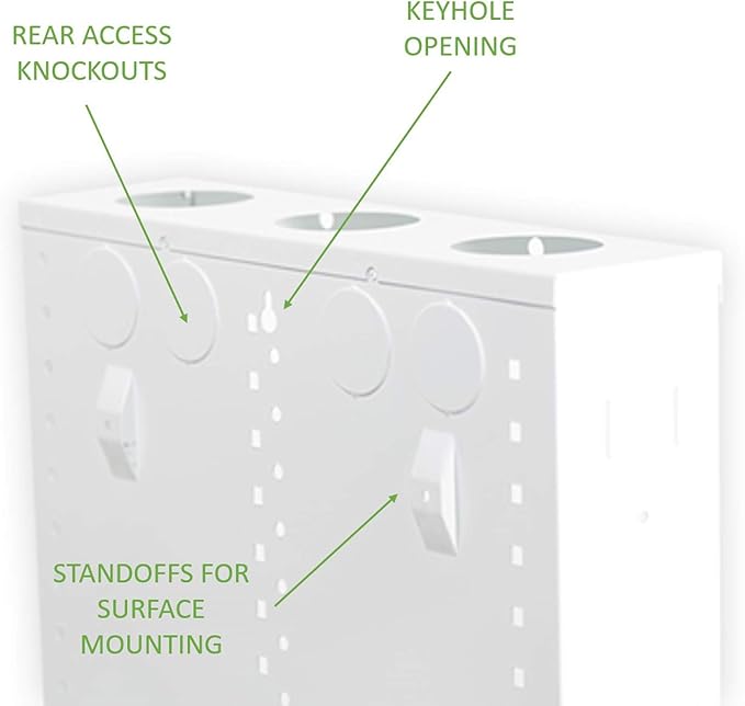 Legrand - OnQ 28 Inch Cable Management, In-Wall 20-Gauge Media Box, Structured - Image 5