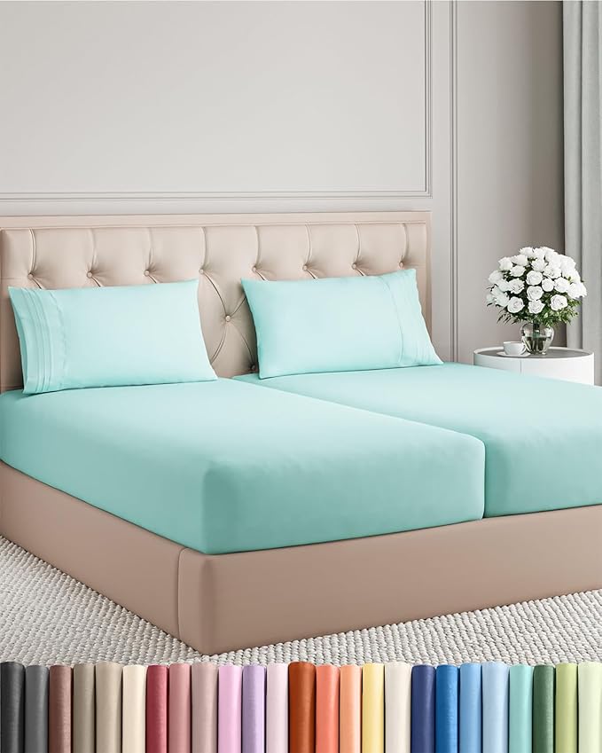 Split King Size 5 Piece Sheet Set by CGKUnlimited