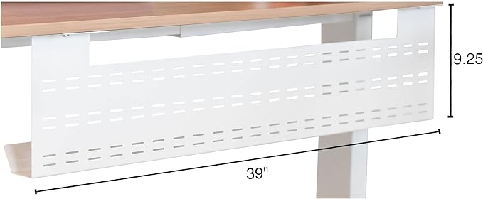 Stand Up Desk Store Under Desk Cable Management Tray Horizontal Computer Cord - Image 5