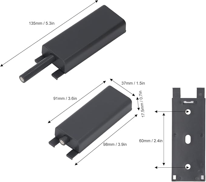Magnetic Push Latch, Automatic Push to Open Door Catch Electric Push Opener - Image 2