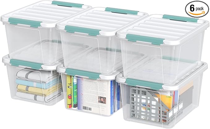 20 Quart Clear Storage Box by Unknown