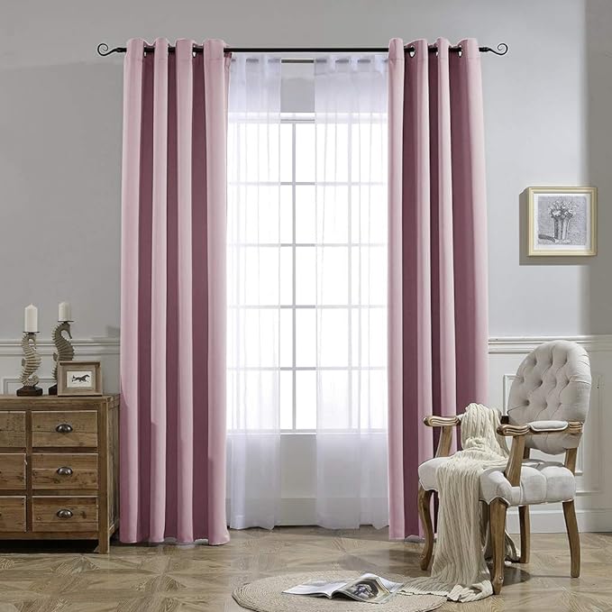 NICETOWN Bedroom Curtains Room Darkening Draperies - Image 6