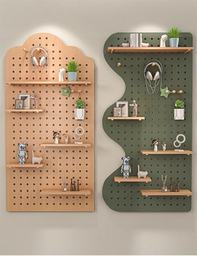 White Wooden Wall Organizer for Home & Office - Image 2