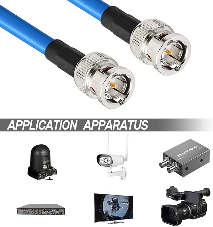 Superbat SDI Cable BNC Cable 3G/6G/12G，100ft, Supports HD-SDI/3G-SDI/4K/8K，SDI - Image 3
