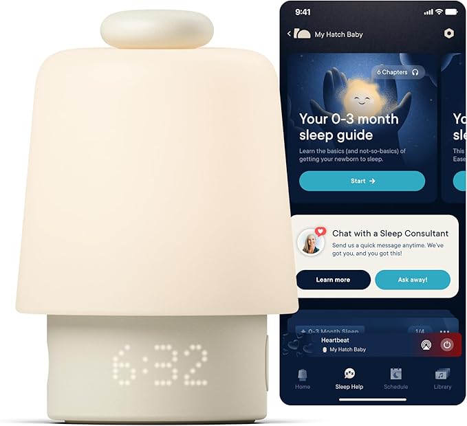 Hatch Rest Baby Sound Machine, Night Light | Hatch Baby Model | Sleep Support | by HatchInc