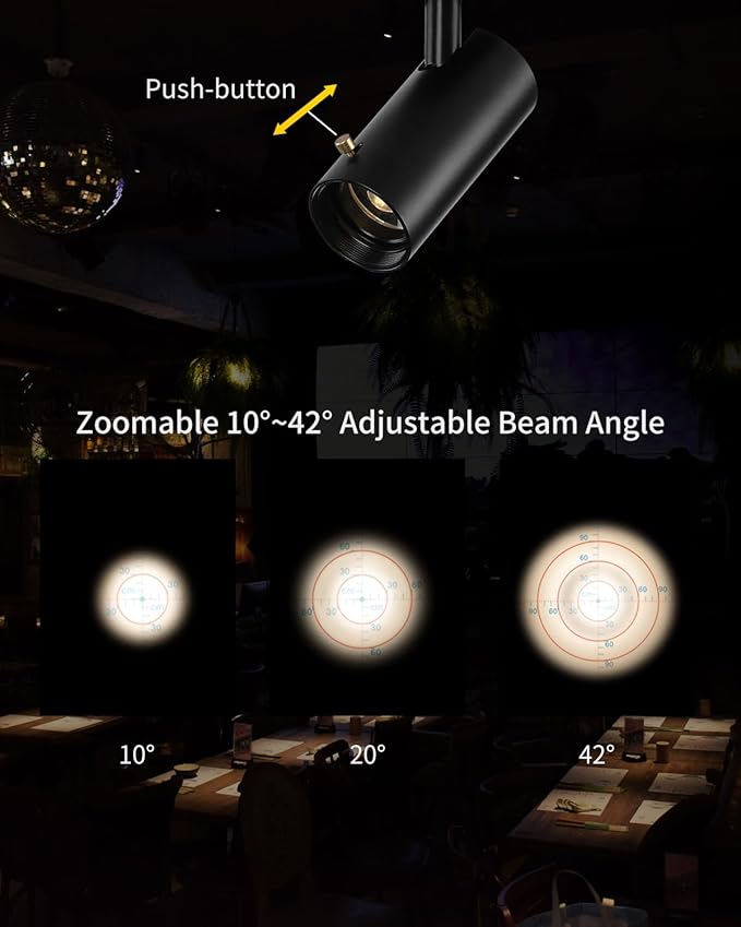 LED Ceiling Spot Light, 3W Cob Zoomable Spotlight, Small Angle Free Adjustable - Image 5