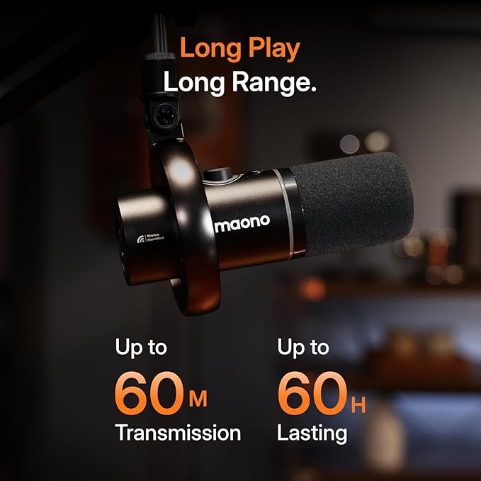 MAONO PD200W Hybrid Wireless Podcast Equipment Bundle - Image 6