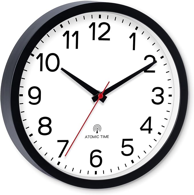 AKCISOT Atomic 12 Inch Wall Clock Analog Clocks - Image 2