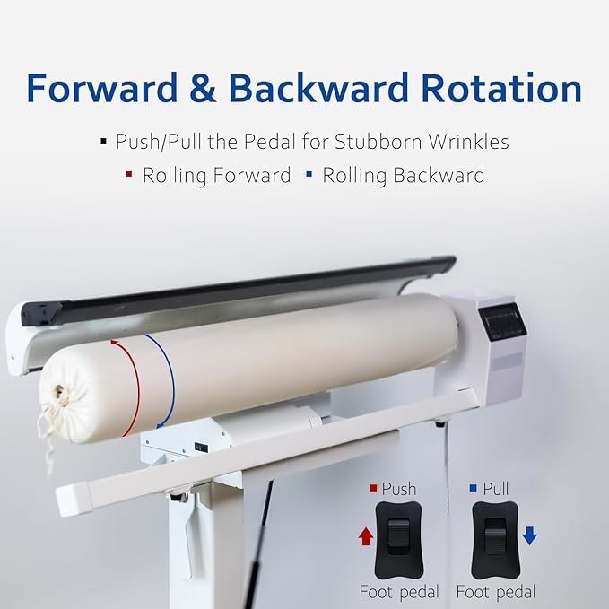 Rotary Roller Steam Press Iron, automatic ironing machine, Continuous Steam - Image 5