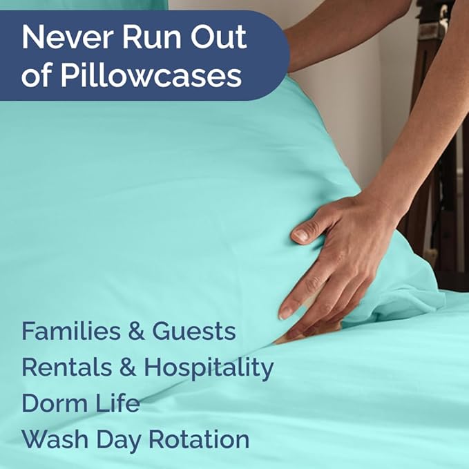 Queen Pillow Cases Set of 6 - Image 5