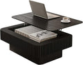 Lift Top Coffee Table with Storage, Solid Wood Coffee Table with Adjustable by FGXJY