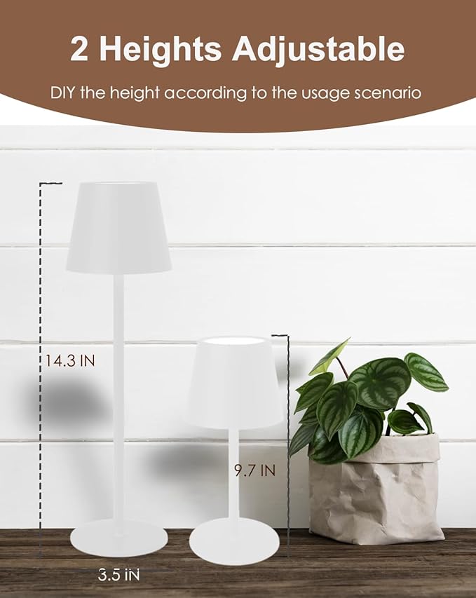 Cordless Table Lamp, Rechargeable Table Lamp - Image 4