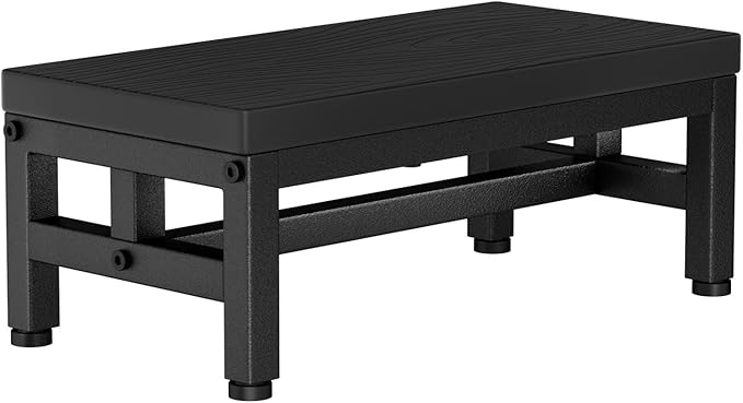 Y&M One Step Stool for Adults Kids, Adjustable Non-Slip Foot Stool by YM