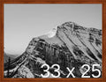 Frame It Easy 33 x 25 Russet Wood Frame by FrameItEasy