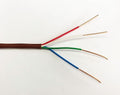EASTWIRE 18/4 100ft Thermostat Wire, Solid Copper Wire, 18 Gauge Conductor by eastwire