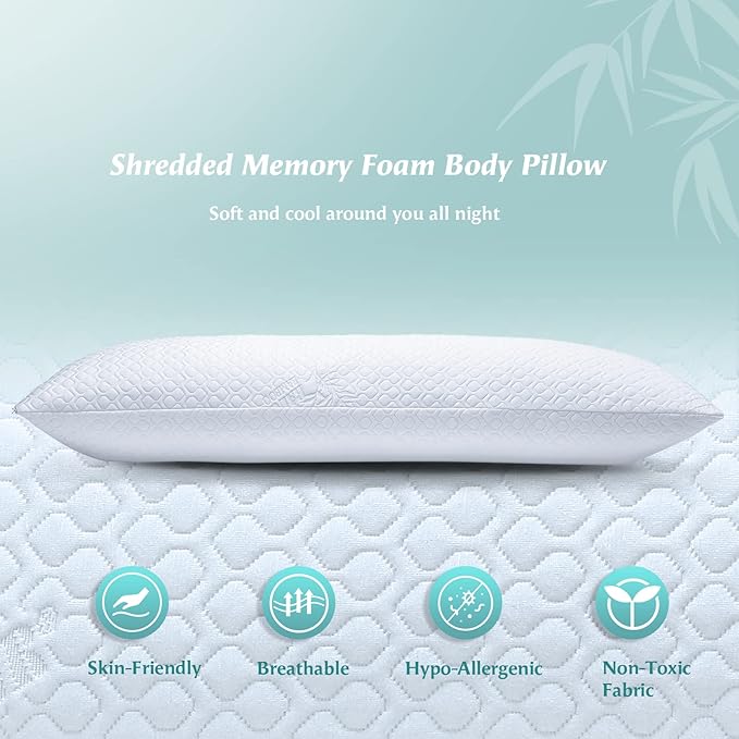Extra Thick Body Pillow Memory Foam – Long Pillow - Image 4