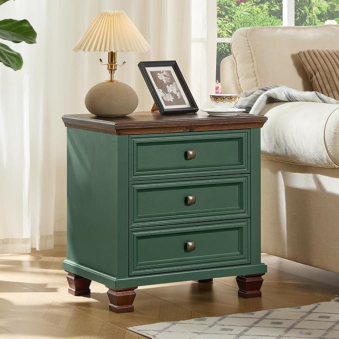SAVOR LIFE Farmhouse Nightstand - Image 5
