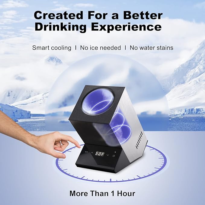 Cobalance Wine Chiller Electric, Single Bottle Cooler - Image 4