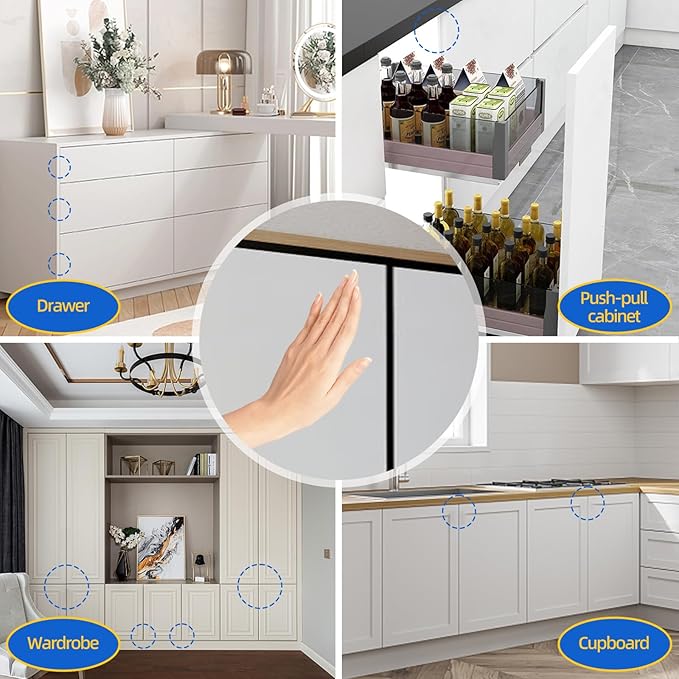 Magnetic Push Latch Heavy Duty Jiayi Push to Open Cabinet Hardware Magnetic - Image 7