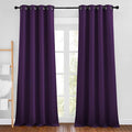 NICETOWN Royal Purple Room Darkening Draperies and Curtains by NICETOWN