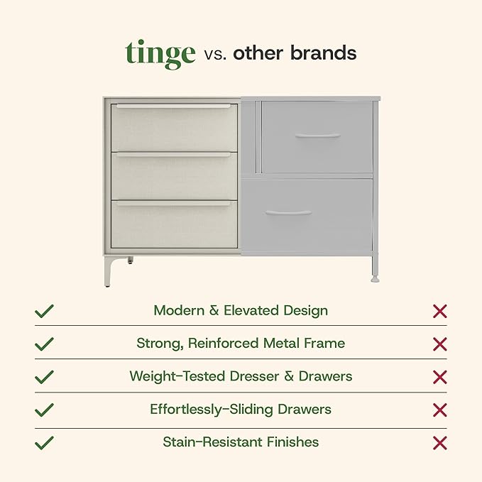 Naima Premium Fabric Dresser - Image 9