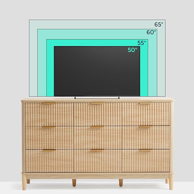 LINSY Fluted Dresser for Bedroom - Image 8