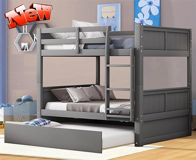 Upgraded Version Best Full Over Full Bunk Bed by Unknown