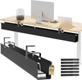 49.2" Under Desk Cable Management Tray, Orapoke Cable Management Under Desk No by Orapoke