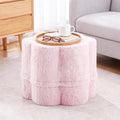 Tiita Floral Pouf Ottoman, Foot Stools Ottoman by TiitaHome