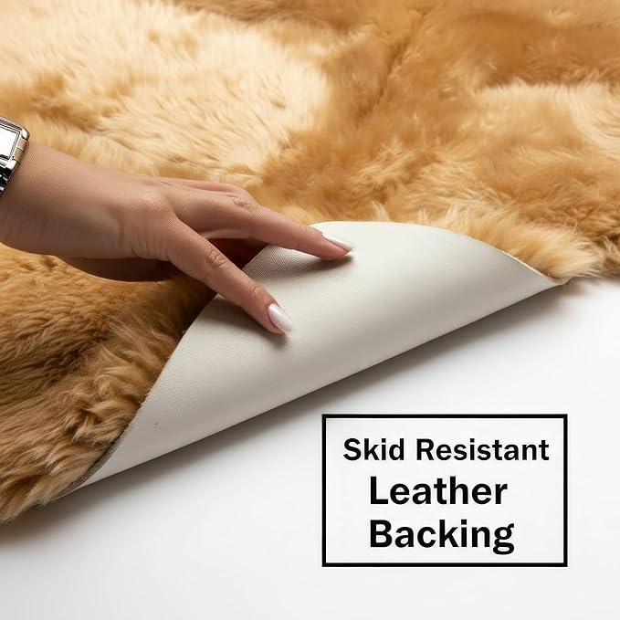 Large Sheepskin Rug for Living Room - Image 6