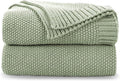 CozeCube Sage Green Throw Blanket by CozeCube