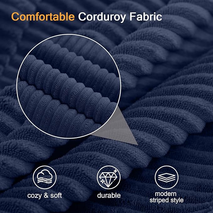 MeMoreCool Stuffed Round Pouf Ottoman Foot Rest, Floor Pouf Foot Stool - Image 8